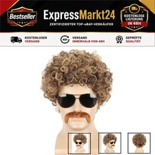 Yuehong Herren Afro Perücke Lockig 70er 80er...