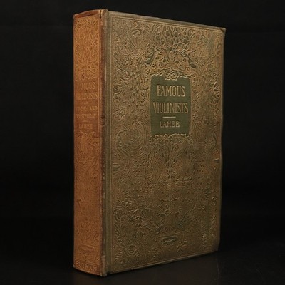 1902 Famous Violinists by Henry C. Lahee Antique Music History Book Illustrated
