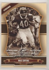 2007 Donruss Classics Legend Timeless Tributes Silver 9/50 Gale Sayers HOF 0l8