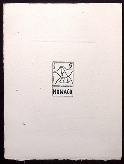 MONACO: c.1950s Canonization of Frederic Ozanam Nun Proof/Souvenir Sheet Mint