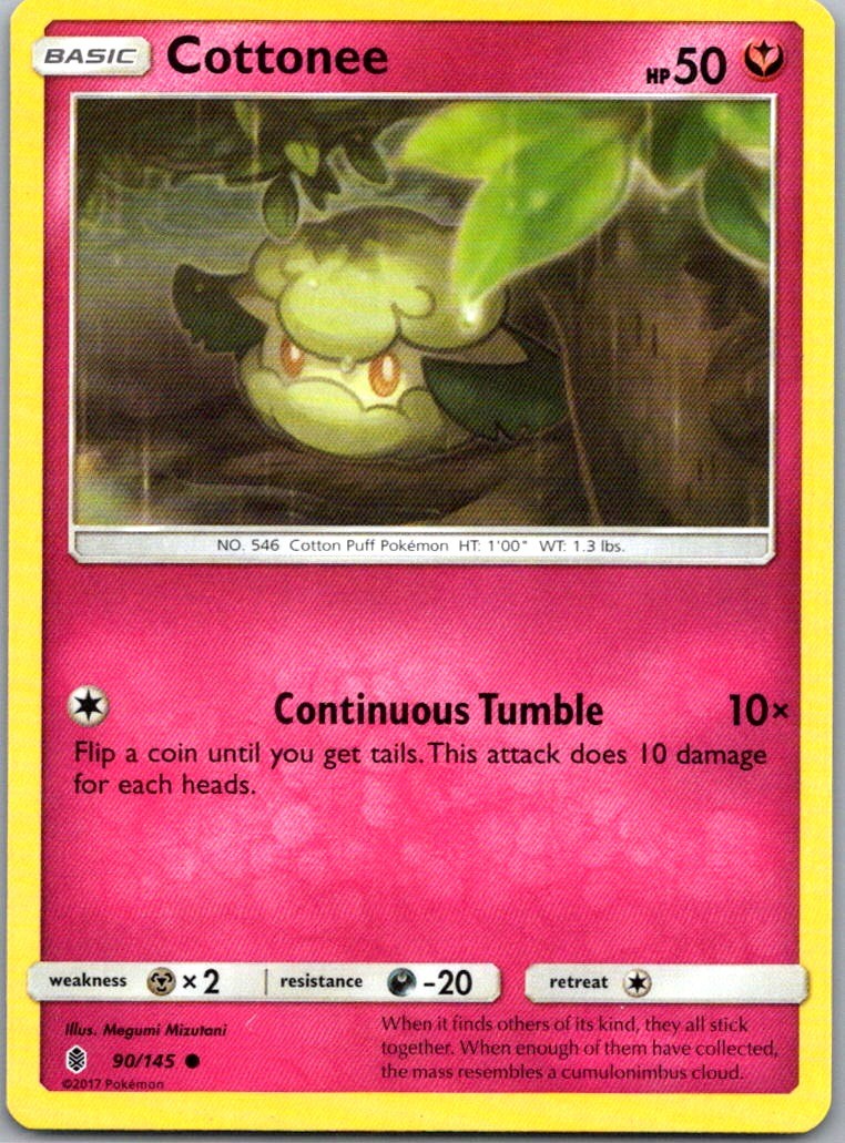 Cottonee 90/145 SM - Guardians Rising Common Normal NM