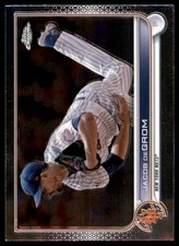 Jacob deGrom 2022 Topps Chrome #125 Mets MLB READ FREE SHIPPING AutographDen
