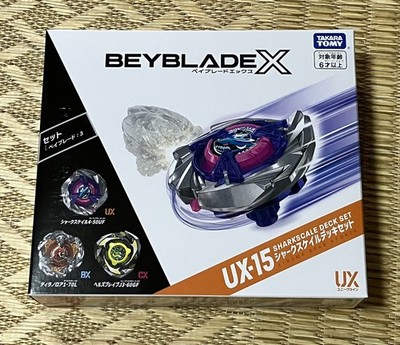 TAKARA TOMY BEYBLADE X UX-15 SHARKSCALE DECK SET, NEW, IN STOCK | eBay
