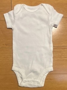 Carter's White Cotton One-Piece Bodysuit for Baby & Toddler 3 Months