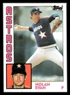 1984 Topps Baseball Card #470 Nolan Ryan