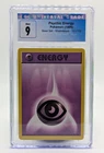 1999 Pokemon Base Set Shadowless Psychic Energy 101/102 CGC 9 Mint Slab