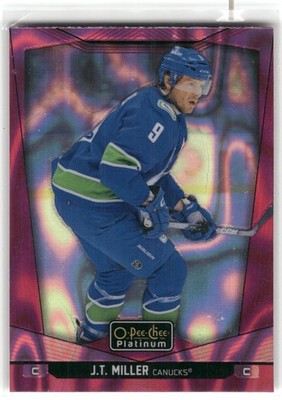 JT MIller Vancouver Canucks 24/25 Pink Magma OPC Platinum Card