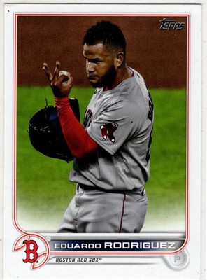 2022 Topps Baseball Eduardo Rodriguez No. 192 Boston Red Sox