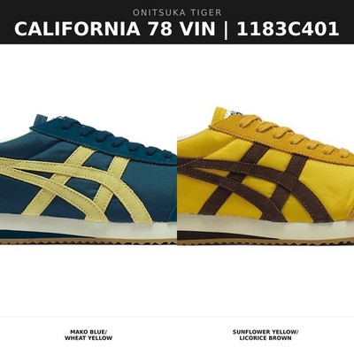 Onitsuka Tiger CALIFORNIA 78 VIN 1183C401 2 Colors Unisex Adult Shoes Japan