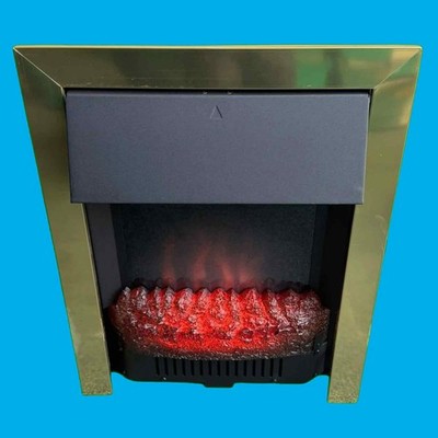 Elektrokamin Heizung 1kW/2kW LED Flammeneffekt Fernbedienung Feuer C603RL