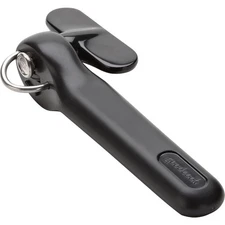 Manual Can Opener for Safe and Smooth Opening No Sharp Edges Easy Grip Black