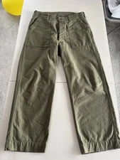 Bronson Mfg Co OG-107 Vietnam Utility Fatigue Pant Size XL Green Approx 33 x 29