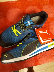 puma blaze knit low safety trainers