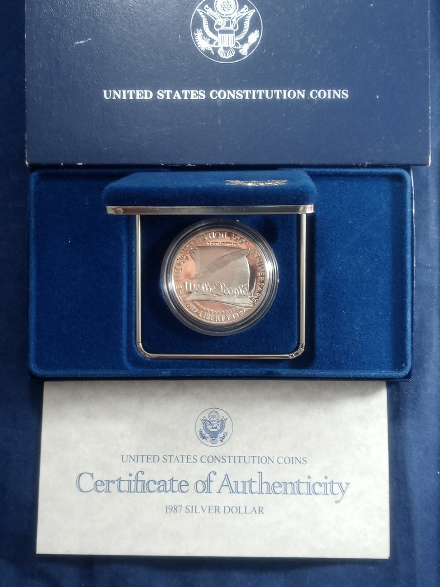 1787-1987 S 200th Anniversary US Constitution 'We the People