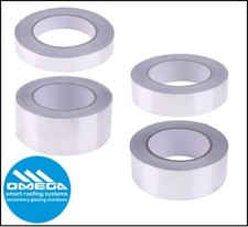Aluminium Solid Tape for Polycarbonate Sheets and Roofing Panels  45m Roll