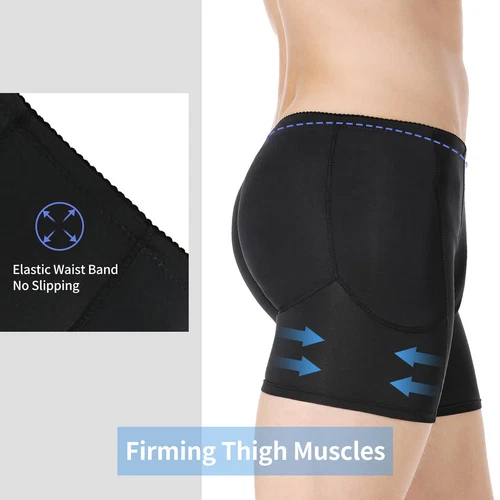 Herren Po Push Up Unterhose Höschen Padded Unterwäsche Butt Lifter Body Shaper - Bild 11 von 30
