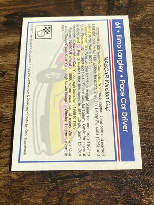 1992 Traks #64 Elmo Langley C5627* | eBay