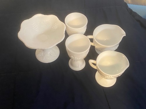 Schönes Milchglas 5 Stück - Bild 2 von 8
