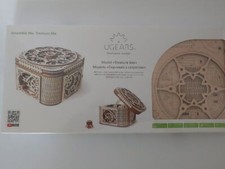 UGEARS Mechanical Models Treasure Box 3-D Wooden Puzzle