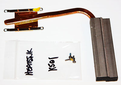 OEM Intel CPU Heatsink & Screws 13GNVK1AM020 13N0-EJA0402-Asus K50i 15.6'' Laptop
