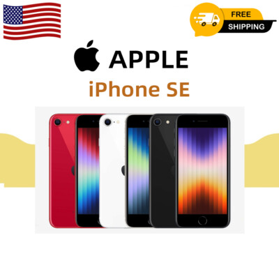 NEW Apple iPhone SE 3rd 5G (2022) 64/128/256GB FACTORY UNLOCKED US Fast Delivery