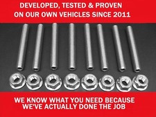 Ford 4.6 5.4 Liter V8 Stainless Exhaust Manifold Stud Kit. Fits Any 4.6 Or 5.4 Ford 4.6 5.4 Liter V8 Stainless Exhaust Manifold Stud Kit. Fits Any 4.6 Or 5.4