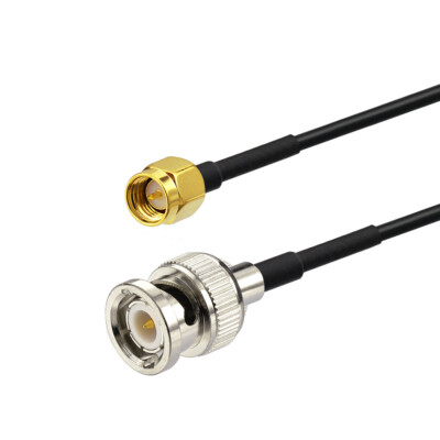 BNC Stecker auf SMA Stecker Zopf Verlängerungskabel 10cm ~ 762cm RG174