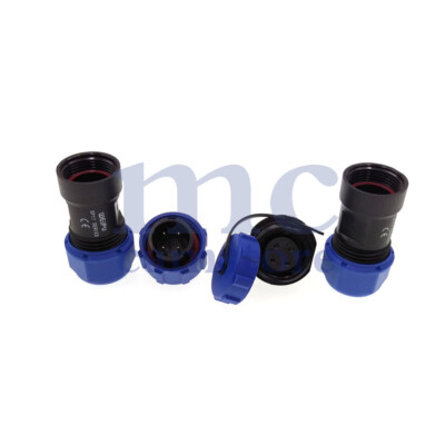 Weipu SP17 IP68 4Pin Waterproof Connector, 2mm Power Cable Connector SP1710/P4B
