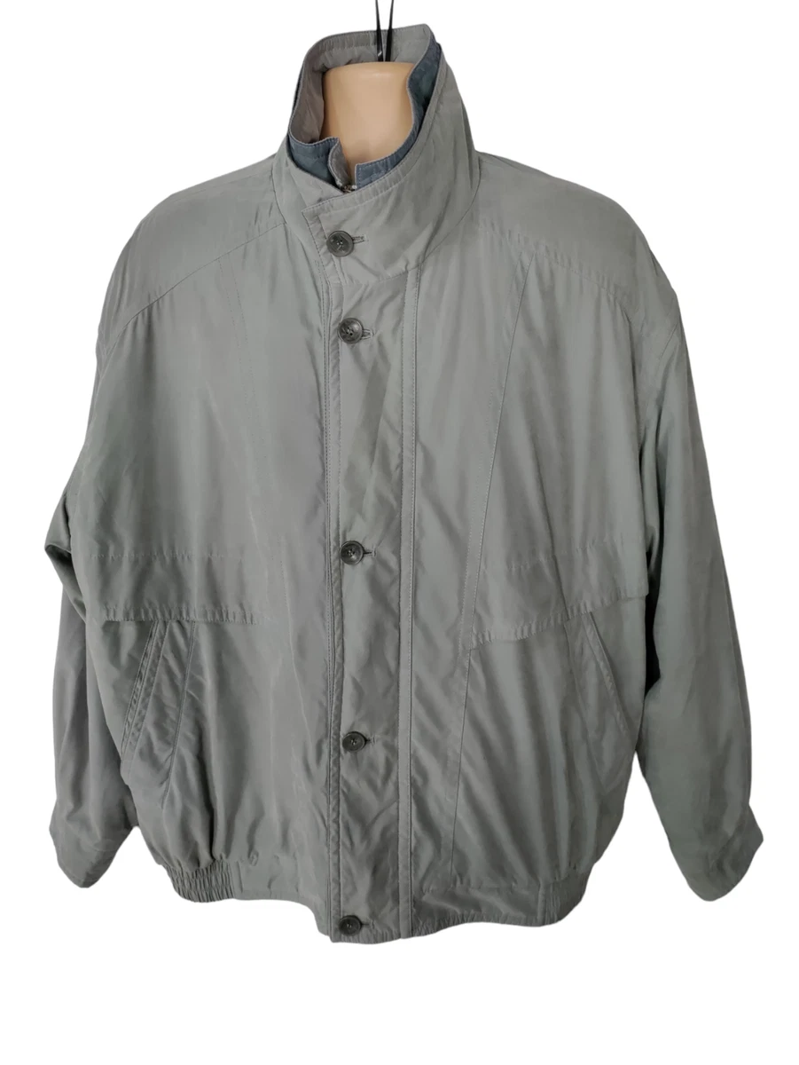 MENS DANNIMAC SIZE UK LARGE GREY SOFTSHELL CASUAL LIGHT PADDED JACKET COAT ZIP