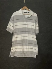 Polo Golf Shirt Large Ralph Lauren Striped Stretch Lisle L 