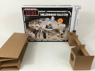 nagelneue Rotj Millennium Falke Box und Einlagen