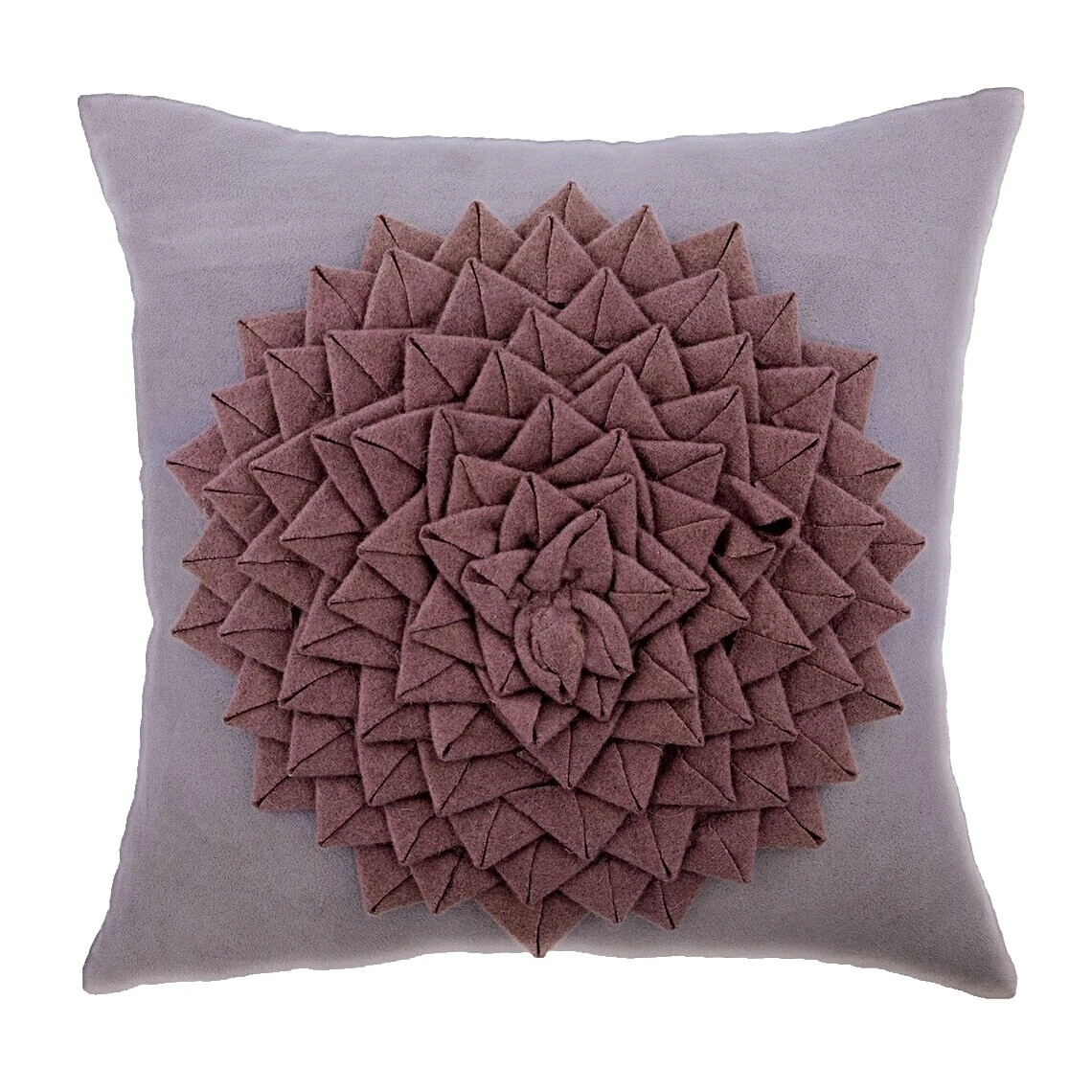Floral Square 100% Wool Home Décor Pillows