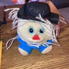 Swibco Puffkins Collection Plush Patches the Scarecrow 10-31-99 LNWT