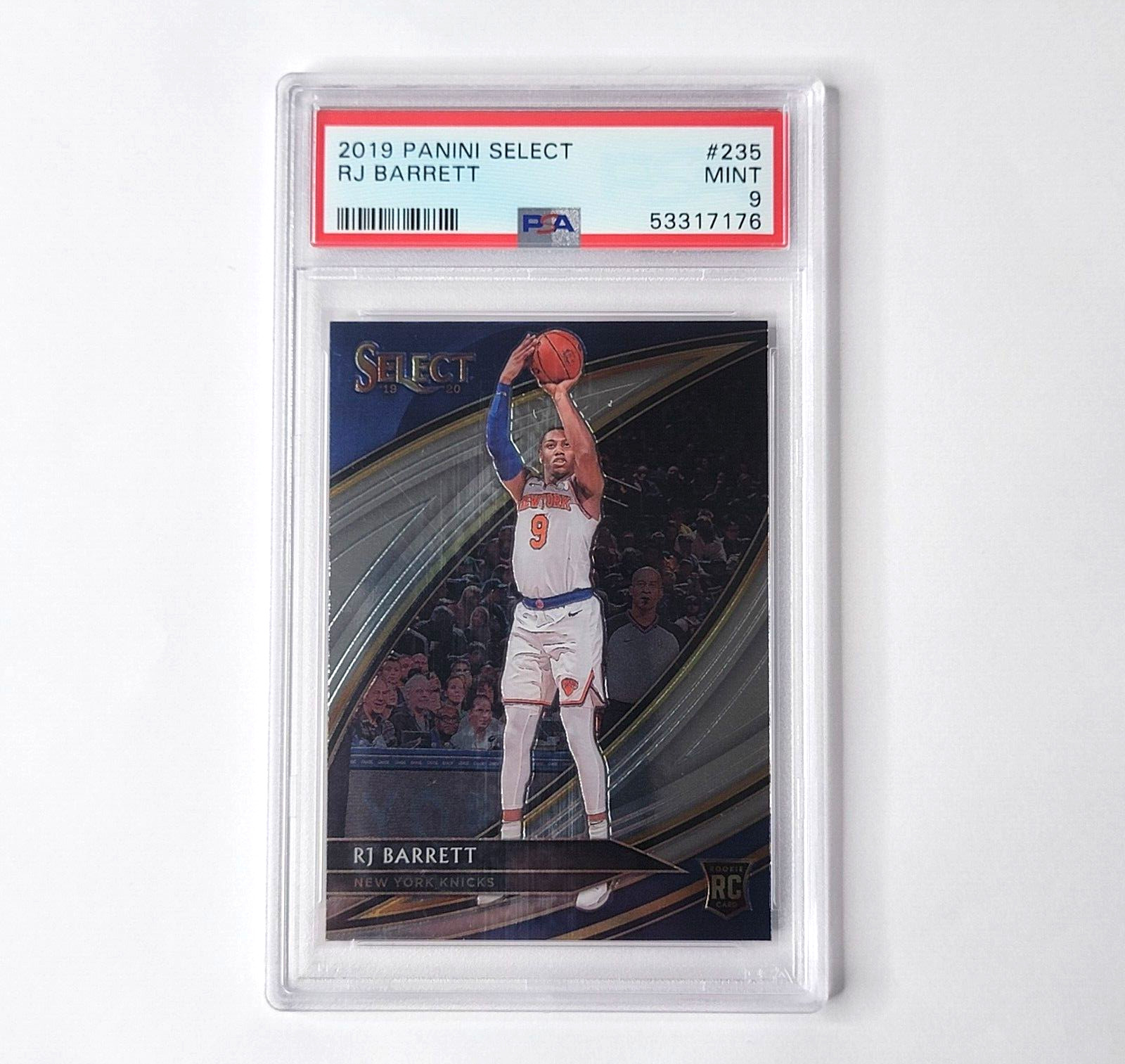 2019-20 Panini Select RJ Barrett Courtside Rookie #235 PSA 9 MINT