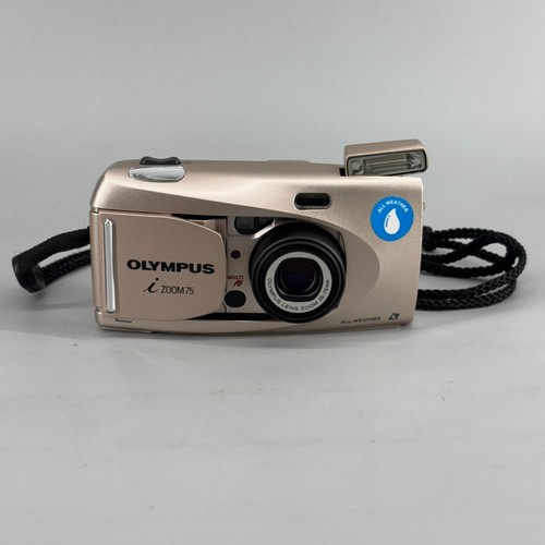 Olympus i Zoom 75 Gold APS 28-75mm Point Shoot Film Camera - TESTED - Picture 3 of 13