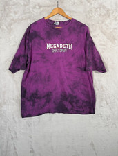 Megadeth Shirt mens Size XL Dystopia Purple Vintage