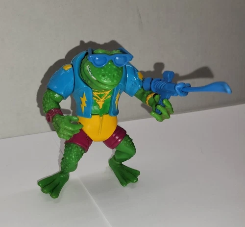 Genghis Frog Teenage Mutant Ninja Turtles TMNT 1989 Playmates Vintage Figure
