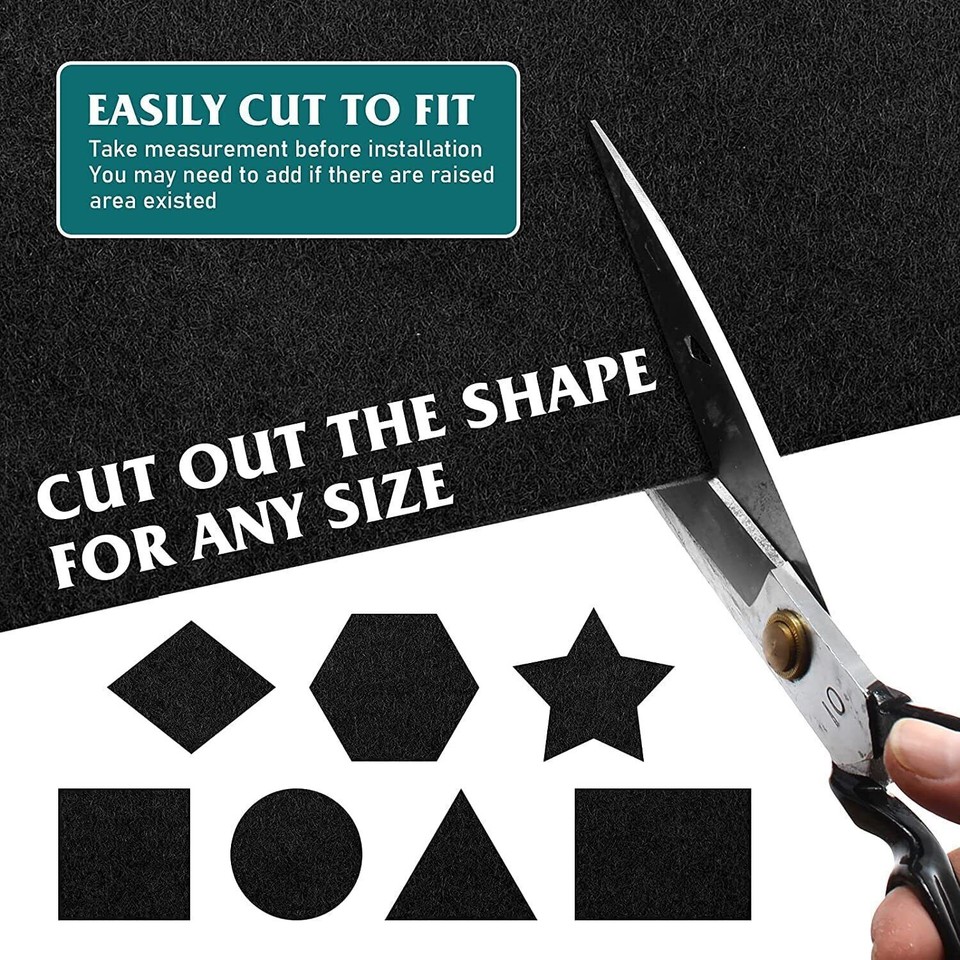 12inX13ft Speaker Box Carpet Sub woofer Audio Wrap Car Trunk Liner