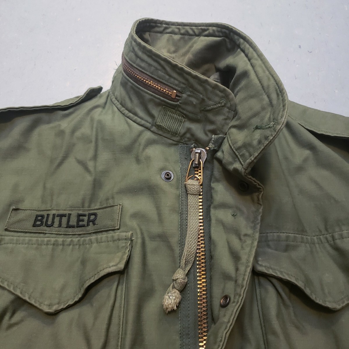 Vtg 70s Vietnam US Army Military M-65 Field Coat Jacket