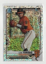 2021 Bowman Chrome 1ST Speckle Luis Toribio /299 San Francisco Giants