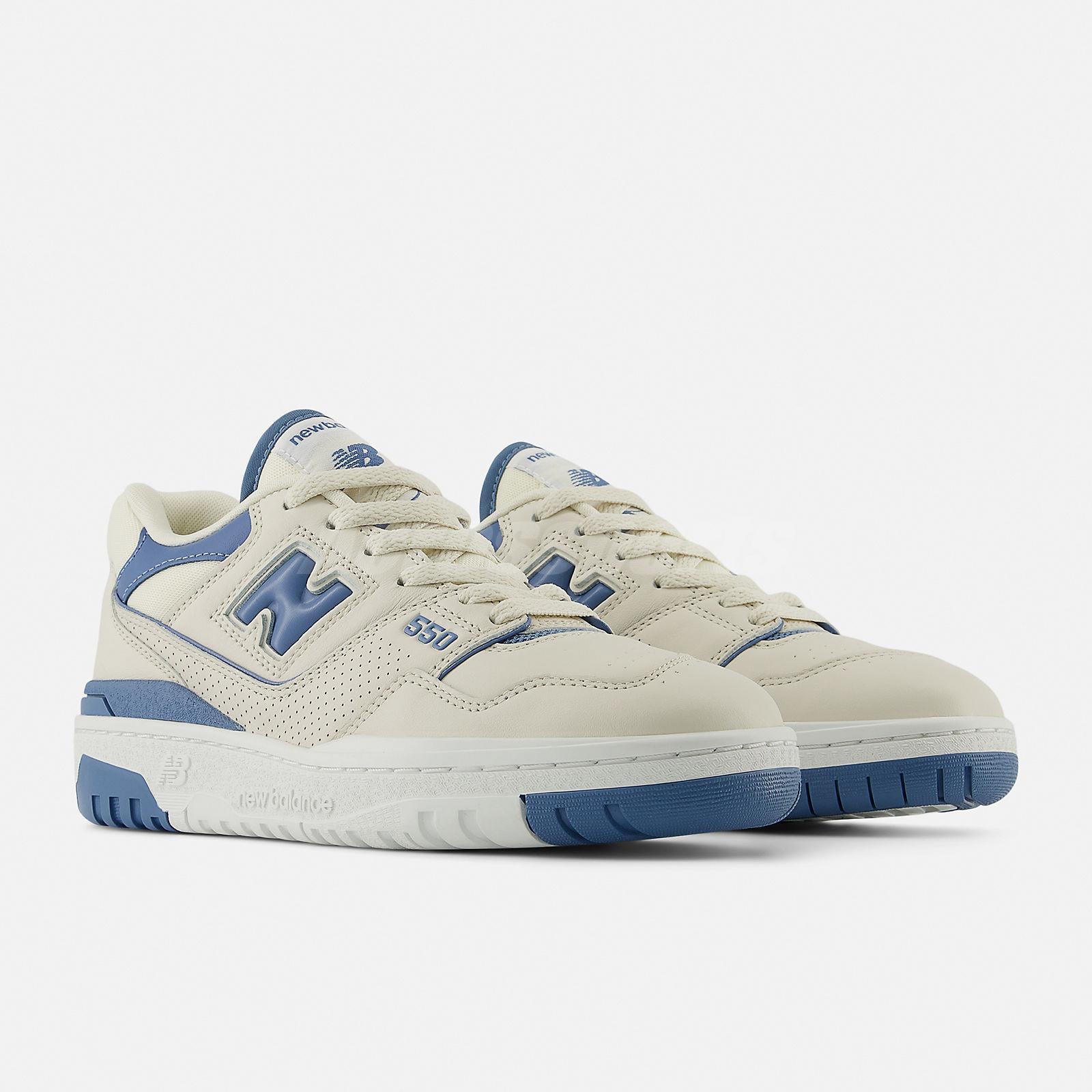 New Balance 550 NB Льняная женская повседневная обувь Heron Blue, кроссовки BBW550AI-B