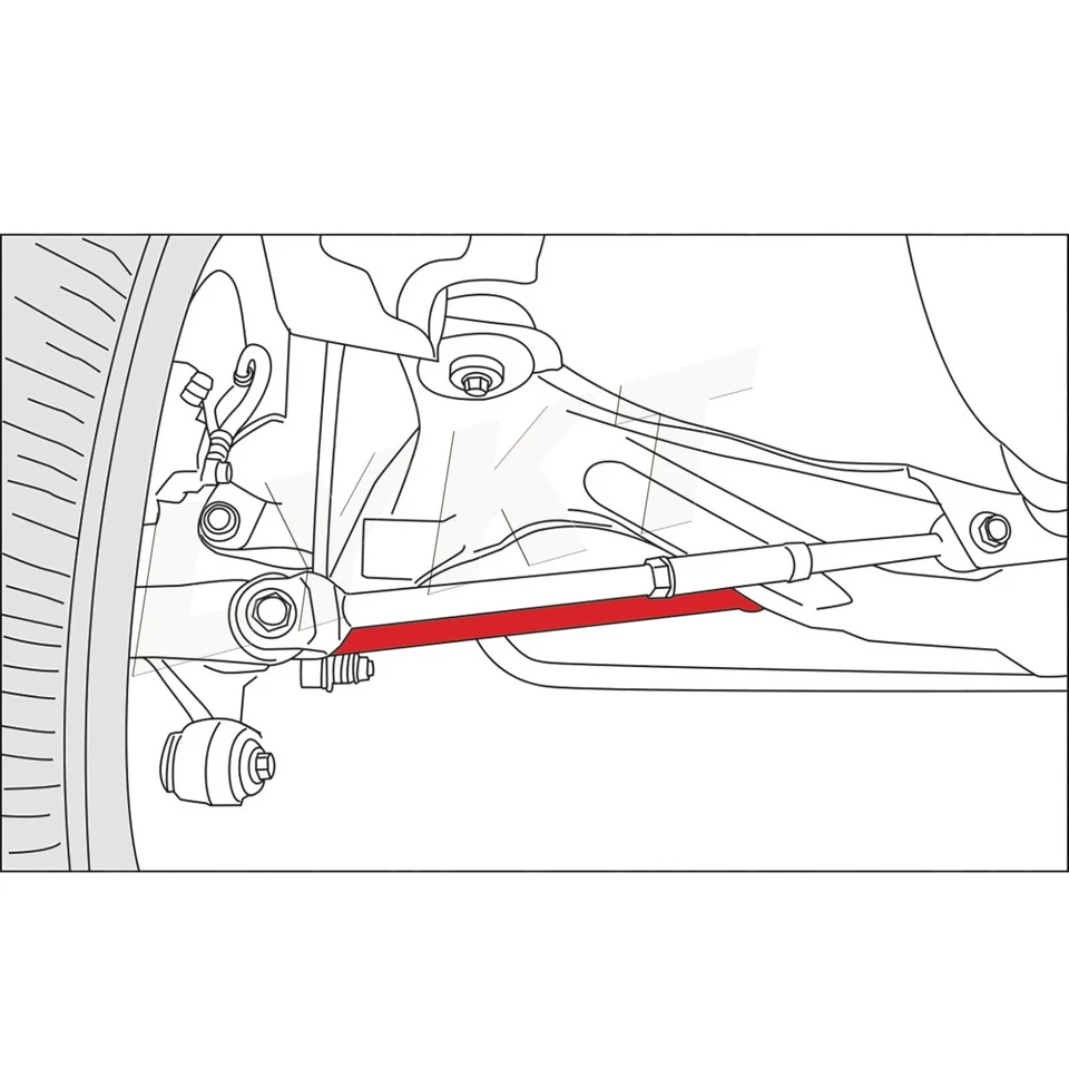 LYKT 2pcs Rear Adjustable Toe Kit for Toyota Camry、Avalon &Lexus ES350 ES300h Foto 2 de 4