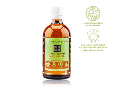 Tanamera Herbal Green Coffee Massage Oil   Firming, Toning & Anti-Cellulite