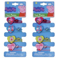 Peppa Pig Girls Hair Ponies Ties 4ct 2 Pack (8 Total) on sale Peppa Pig Girls Hair Ponies Ties 4ct 2 Pack (8 Total) on sale