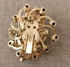 VINTAGE JUDY LEE GLAM GREEN RHINESTONE PIN BROOCH AND CLIP ON EARRING SET — photo 8
