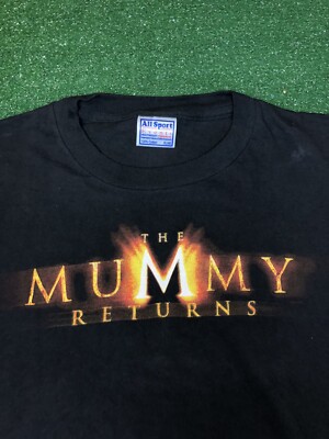 Vintage The Mummy Movie Promo T Shirt Men Xl Allsport The Mummy