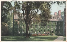 Postcard Massachusetts Hall, Harvard University, Cambridge, Mass VTG VPC02.