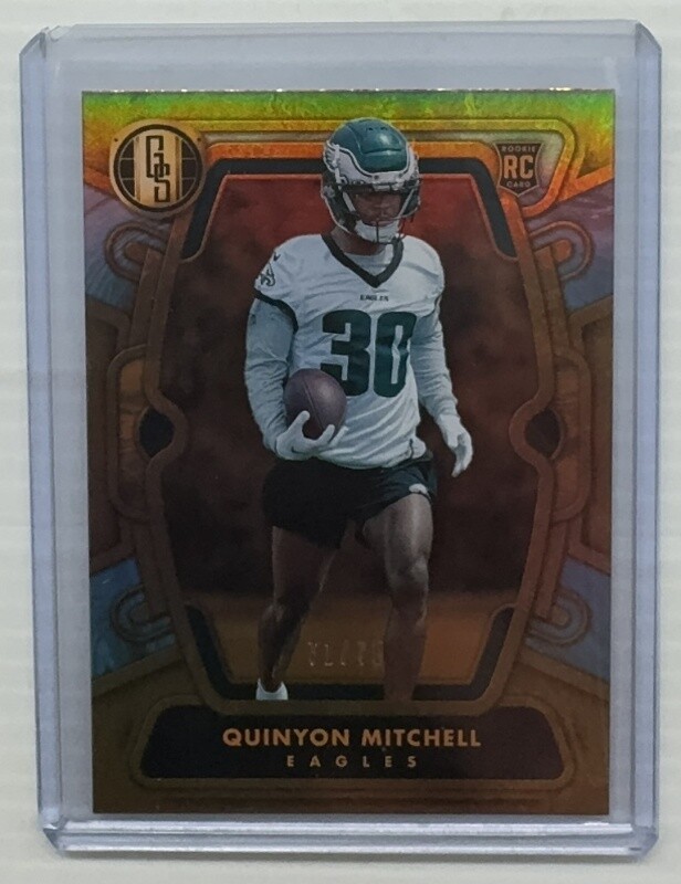 2024 Gold Standard Quinyon Mitchell Platinum Rookie RC #71/75 Eagles