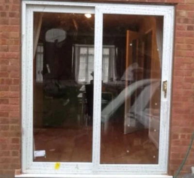 Full Cream Sliding Patio uPVC / Patio Doors / 1600mm x 2100mm / BRAND NEW - Image 1 of 2