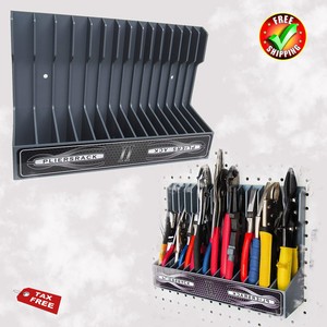 Pliars Organizer Tool Holds 15Set Rack Wall Mount Cabinet Box Pegboard